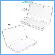 KOK Consoles Protective Case for 3DS XL LL 3DS Clear Cover Housing Full Coverage Case Dustproof Cover Plastic Shell