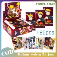 180 Pcs Kartu Anime 1 Box Naruto Card Kartu Naruto Asli Baru Kotak Ditambahkan Kotak Koleksi Dunia Ninja