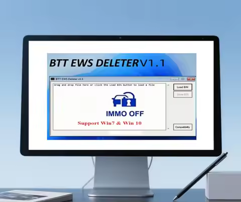 BTT EWS DELETER V1.1 for BMW IMMO OFF Support MS41 MS42 MS43 MS45 ME7.2 ME9.2 MSS54 ME17/MED17/MEV17