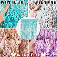 WINTE3U Tinsel, Wavy DIY Foil Fringe Curtain, Fashion 1x2m Glitter Shimmer Backdrop Wall Decoration