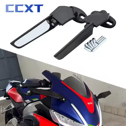 Motorcycle Mirror Modified Wind Wing Adjustable Rotating Rearview Mirror For BWM S1000RR S1000 K1200