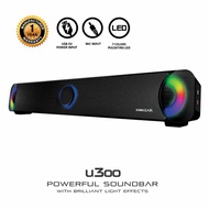 SonicGear U300 Powerful Sound Bar Speakers with Brilliant Light Effects (USB)