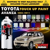 TOYOTA AVANZA GEN 1 2003-2011 🚗 DIY Touch Up Paint Aikka Spray 370ml 0.5L 1L Cat Spray, Kereta Toyot