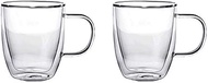 CASA MUUTTI (ITALY)/Premium Heat-Resistant Double Glass Cup/Unusual Shape Cup/Microwave Available Do