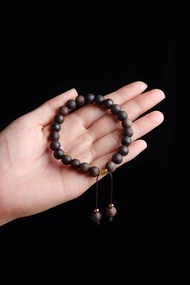 越南芽莊白棋楠8mm女神佛珠手串手鏈奇楠沉香紅木念珠