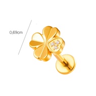 (L60) PIERCING EARRINGS F136L TITANIUM STEEL BARBEL | HELIX LOBE UPPERLOBE FLAT CONCH