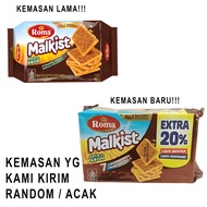 Roma Malkist / Biskuit Crunchy Malkist / Biskuit Malkist Rasa Abon / 126gr