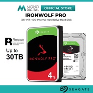 SEAGATE IRONWOLF PRO 3.5'' INT HDD NAS INTERNAL HARD DRIVE HDD 7200RPM HARD DISK HARDDISK - 4TB / 6T