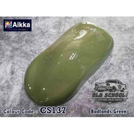 AIKKA CS137 BADLANDS GREEN 2K Cat Kereta Supreme Solid Old School Series/ 2K Car Paint Motor Cat Ban