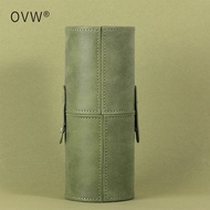 OVW Professional Makeup Brush Holder Green Makeup Organizer Waterproof Beauty Cosmetics Bags