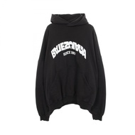 [Used] Balenciaga BALENCIAGA Hoodie, Logo Embroidery, Cotton, Unisex, Used B