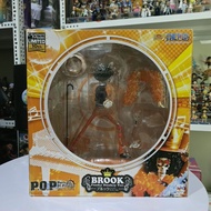 [Genuine] One Piece Brook POP Funky Donkey Ver Limited 10th Anniversary Model - Megahouse Gold Stamp