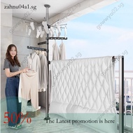 Rack Drying Balcony Household Clothes Drying Rack Extendable Clothes Drying Pole