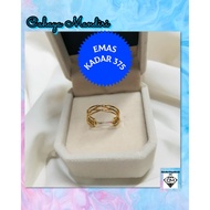 Kadar Gold Ring 375 (8K) 0.5 Gram Size 12