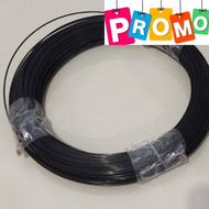 Ruji jeruji fiber roll warna hitam ukuran 15 mm ruji fiber hitam