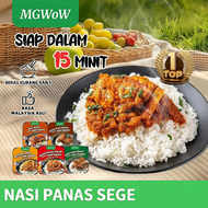 MGWoW Ready To Eat Halal Instant Self Heating Rice Camping Travel Food