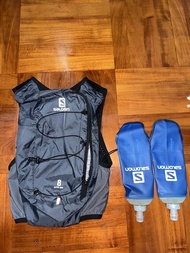 Salomon 8L 跑步背心背囊連水袋