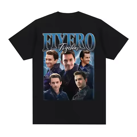 Jonathan Bailey Prince Fiyero T Shirt Wicked Musical Broadway Graphics T-shirts Men Women Vintage St