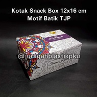 MERAH (100 PCS) Snack Box Cake/ 12x16 cm Batik Motif | Red Starbox | Paper Box 16x12 Martabak Desser