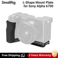 SmallRig for Sony A6700: HawkLock Cage Kit | L-Shape Mount Plate with Silicone Handle β Quick Releas