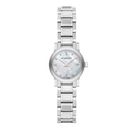 BURBERRY นาฬิกา BU9224-26mm เปลือกหอยมุกหน้าปัดคริสตัลระดับเพชรสายสแตนเลสตัวเมียนาฬิกา BU9224 26mm O
