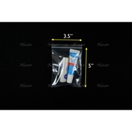 Zipper Zip Lock Plastic Bag 3.5x5 inch/Zipper Bag/Resealable Clear Plastic Bag/Zipper Plastic Bag [1
