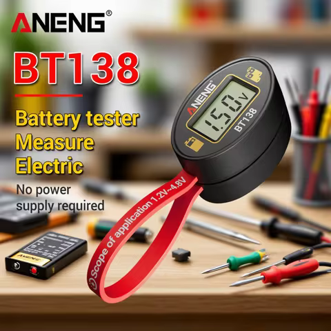 Lithium Battery Tester ANENG BT138 Universal Capacity 18650 Digital High Definition Display Screen 1
