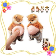 Dog Belly Sticker Butt 2-Piece Set 3D Butt Sticker Soft Belly DIY Planner Notebook Phone Zent Gift (
