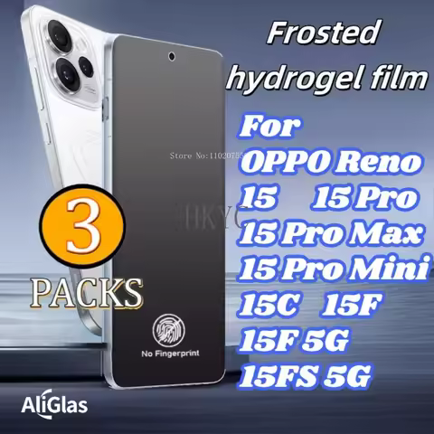 3 Pack For OPPO Reno 15 Pro Max 15 Pro Mini 15C 15F 15FS 5G Matte Hydrogel Films Not Glass Protectiv
