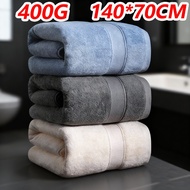 140x70cm Hotel Quality 400G Cotton Fabric Bath Absorbent Soft Adult Big Size Bath Towel
