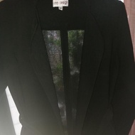 blazer hitam wanita ann design