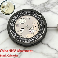 NH35 3 and 6 Oclock Black and White Calendar The Chinese NH35 Movement Can Replace the Japanese Seik