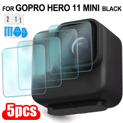 Tempered Glass Screen Protector Film for GoPro Hero 11 Mini Black Lens Anti-scratch Protective Cover