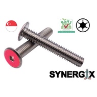 Synergix Socket Slim Head Screw SST A2 Neon Pink