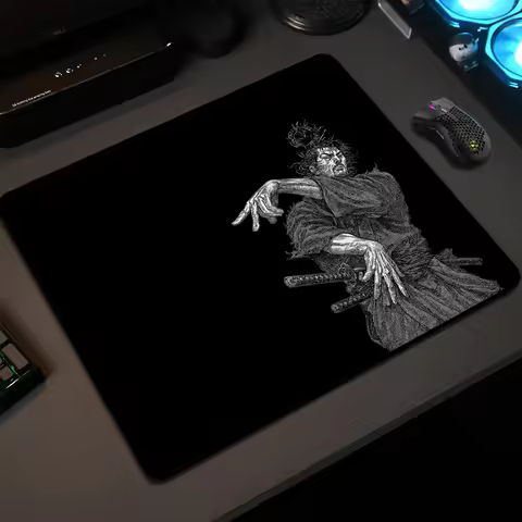 Vagabond Miyamoto Musashi Gaming Mouse Pad Game Professional Samurai Rubber E-Sports Mousepad Waterp