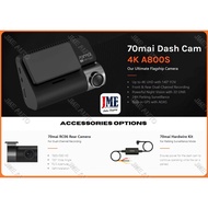 70MAI A800S 4K DASHCAM FRONT & REAR RECORDER *FREE 32GB SD CARD (READY STOCK)