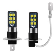 High Power LED Front Fog Light Car led Highlight Fog Light H1 H3 3030 12D Wide Voltage Anti Fog Ligh