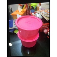 Tupperware one touch topper pink (2) limited