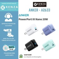 Anker A2633 - Powerport Iii Nano 20W - Support Pd 20W And Poweriq 3.0