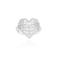 APM Monaco Valentine Ring Female Fashion Unique Index Finger Ring European American Style Ring Silve