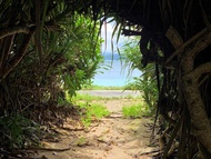 บ้านเดี่ยว 2 ห้องนอน 1 ห้องน้ำส่วนตัว ขนาด 48 ตร.ม. – นาฮะ (B16 Mizu House 1 min to private beach!)