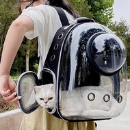 Large Capacity Pet Carrier Backpack Transparent Space Capsule Cat Bag Breathable Travel Backpack for