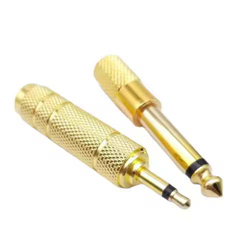 Mono Audio Microphone Adapter 6.5mm Female to 3.5mm Male Jack 3.5mm Female to 6.35mm Male Plug Conve