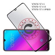 TEMPERED GLASS 5d full glue VIVO V11 V11I i v11pro pro BLACK SCREEN GUARD tempered glass 5D 9D