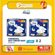 HERS PROTEX Cinnamonroll 30cm Night Wing 8+3 pads x 2