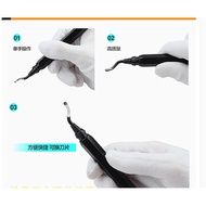 A a.RB1000+BS1010 bk3010 bs1018 Deburring Knife Trimming Spatula Stainless Steel Burr Knife M2DV