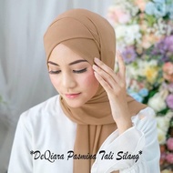 Hijab Syari Instan Pasmina Baby Doll Tali Silang Ceruty Instan / Pasmina Instan Jumbo / Pashmina Pli