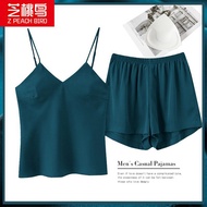 baju tidur sexy nipis sexy lady wear Piyama pakaian rumah wanita sutera ais Antartika