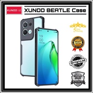 oppo reno 8 reno8 z 8z 5g 4g case xundd beatle original hard soft pc - hitam. oppo reno 8z 5g