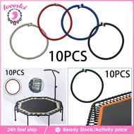 [Lovoski] 10Pcs Trampoline Elastic Rope 8mm Elastic Ties Bungee Cord Stretch Cord for